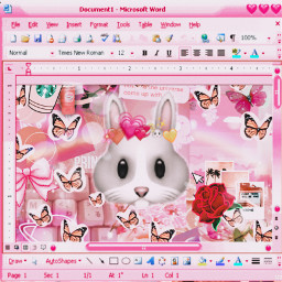 freetoedit bunny aesthetic pink pinkaesthetic