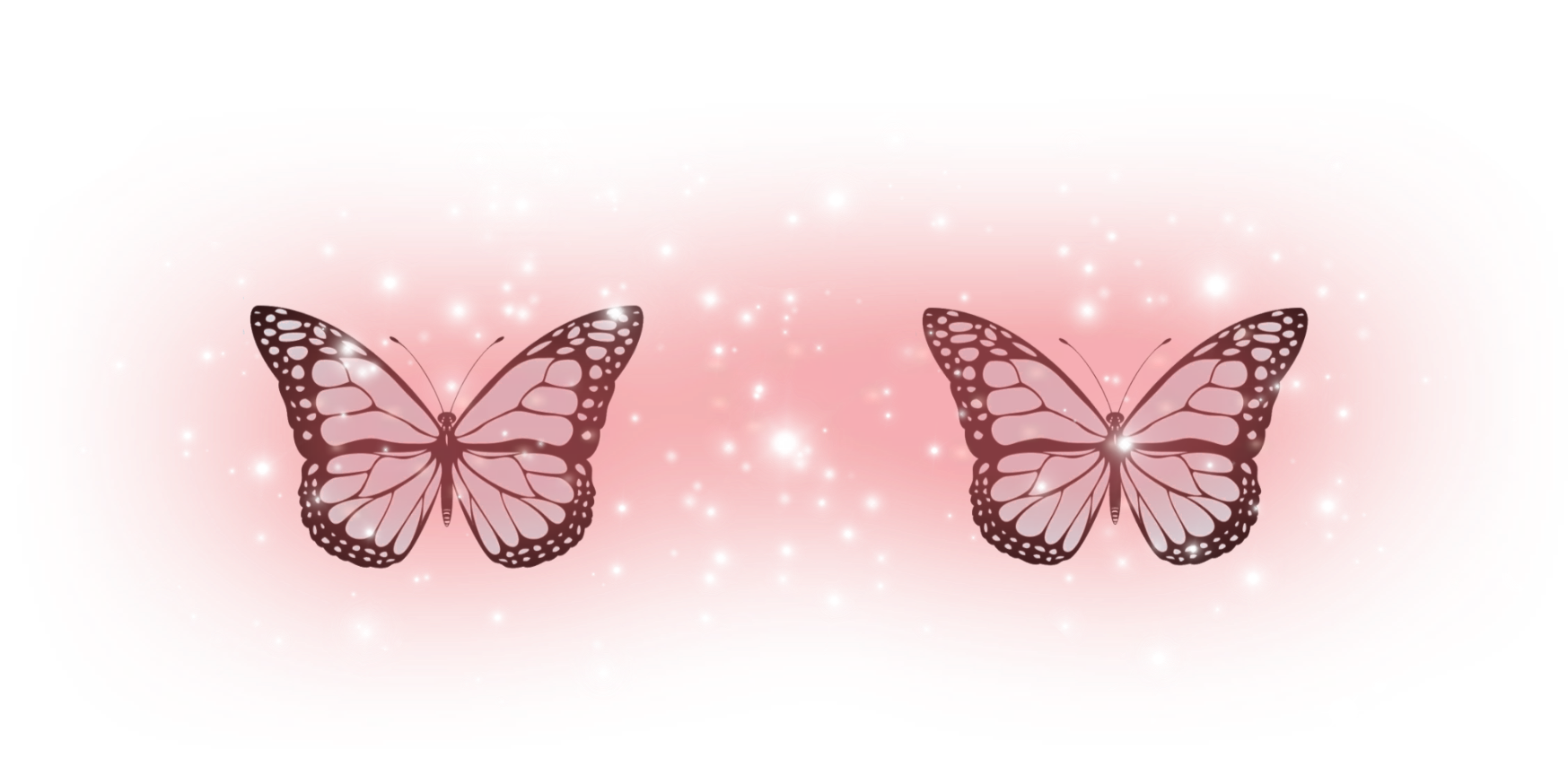 blush aesthetic cute butterfly sticker by nxncythings