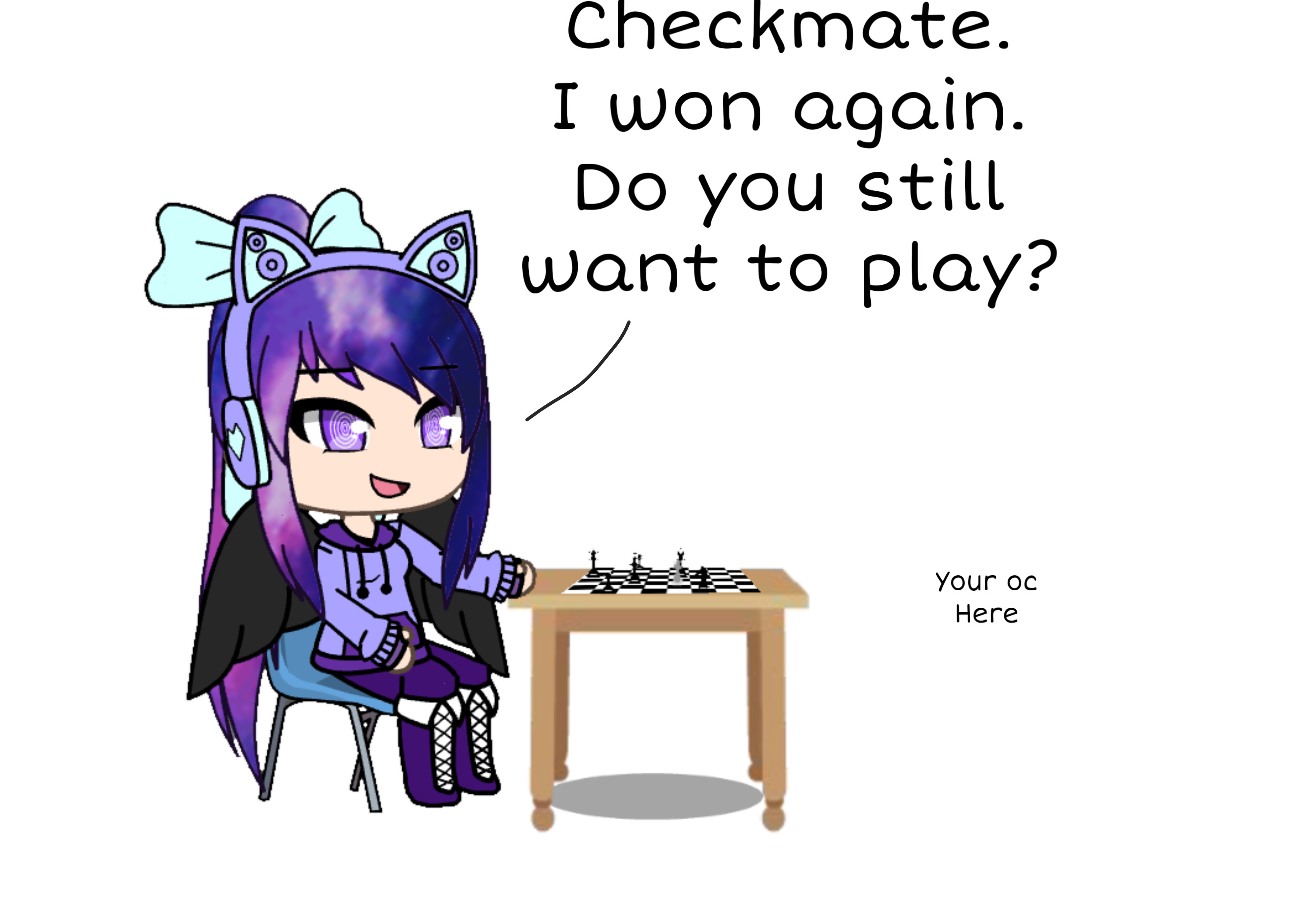 Chess Boardgame Gacha Gachalife Art Image By Mist