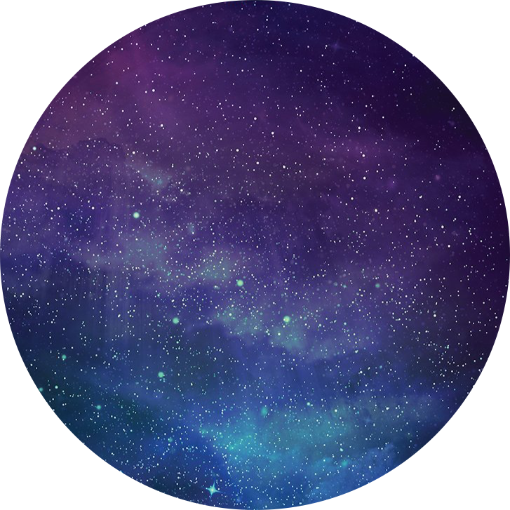 sky midnight blue purple galaxy sticker by @neehaha