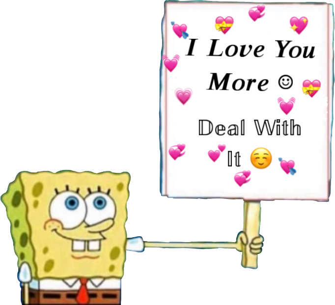 Spongebob Love Meme Lovememe Sticker By Brianaaa