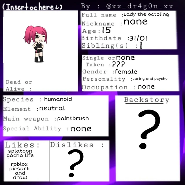 Image By ღlady The Octoling オクトリンの女ღ - picsart octoling roblox Image By ღlady The Octoling オクトリンの女ღ - octoling roblox