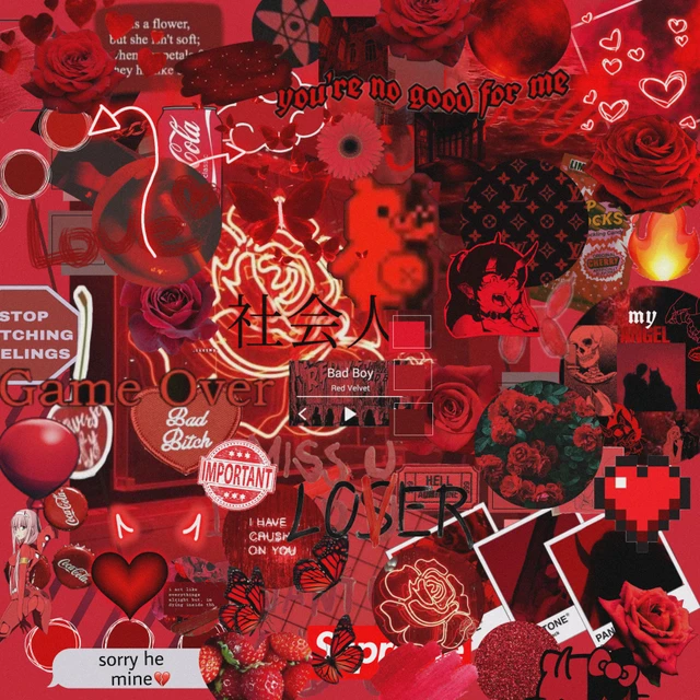 Red Background Image By Anime Fan