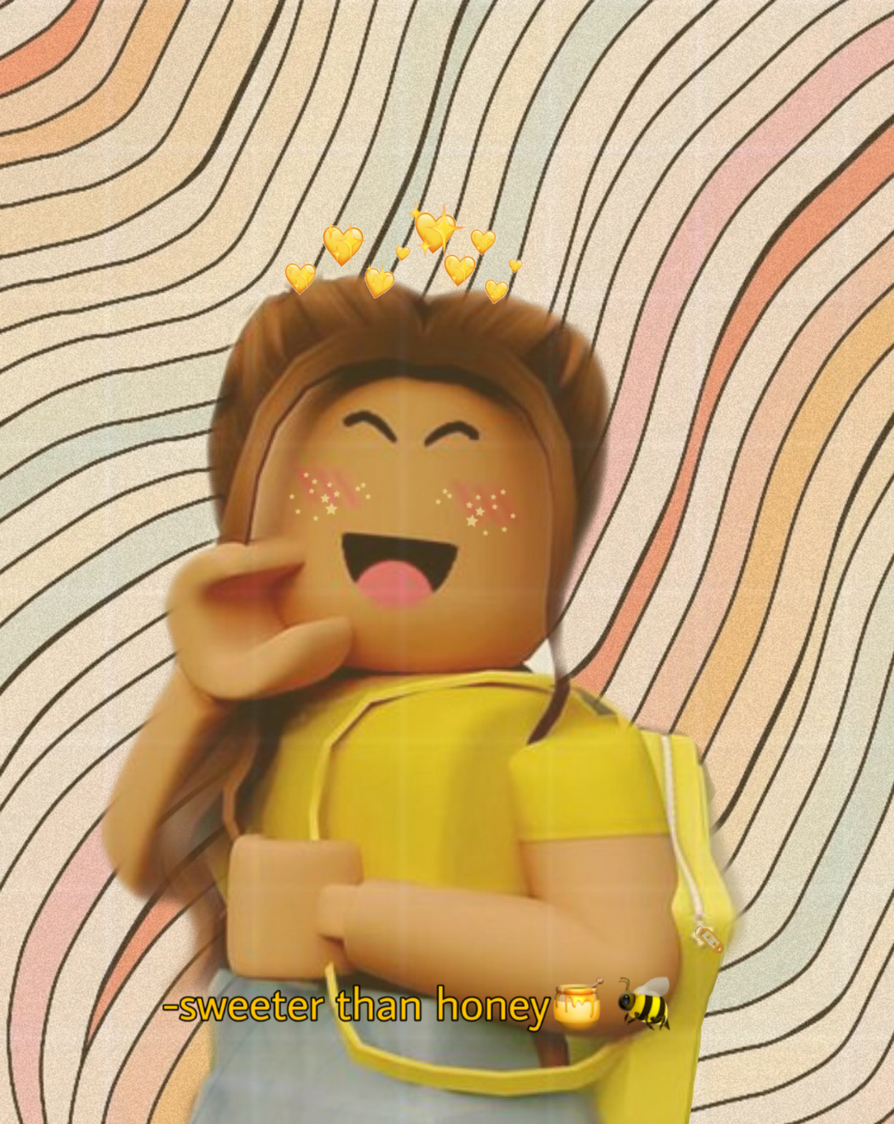 Yellow Honey Bee Roblox Robloxgirl Image By 𝑞𝑢𝑖𝑡 - aesthetic roblox logo yellow