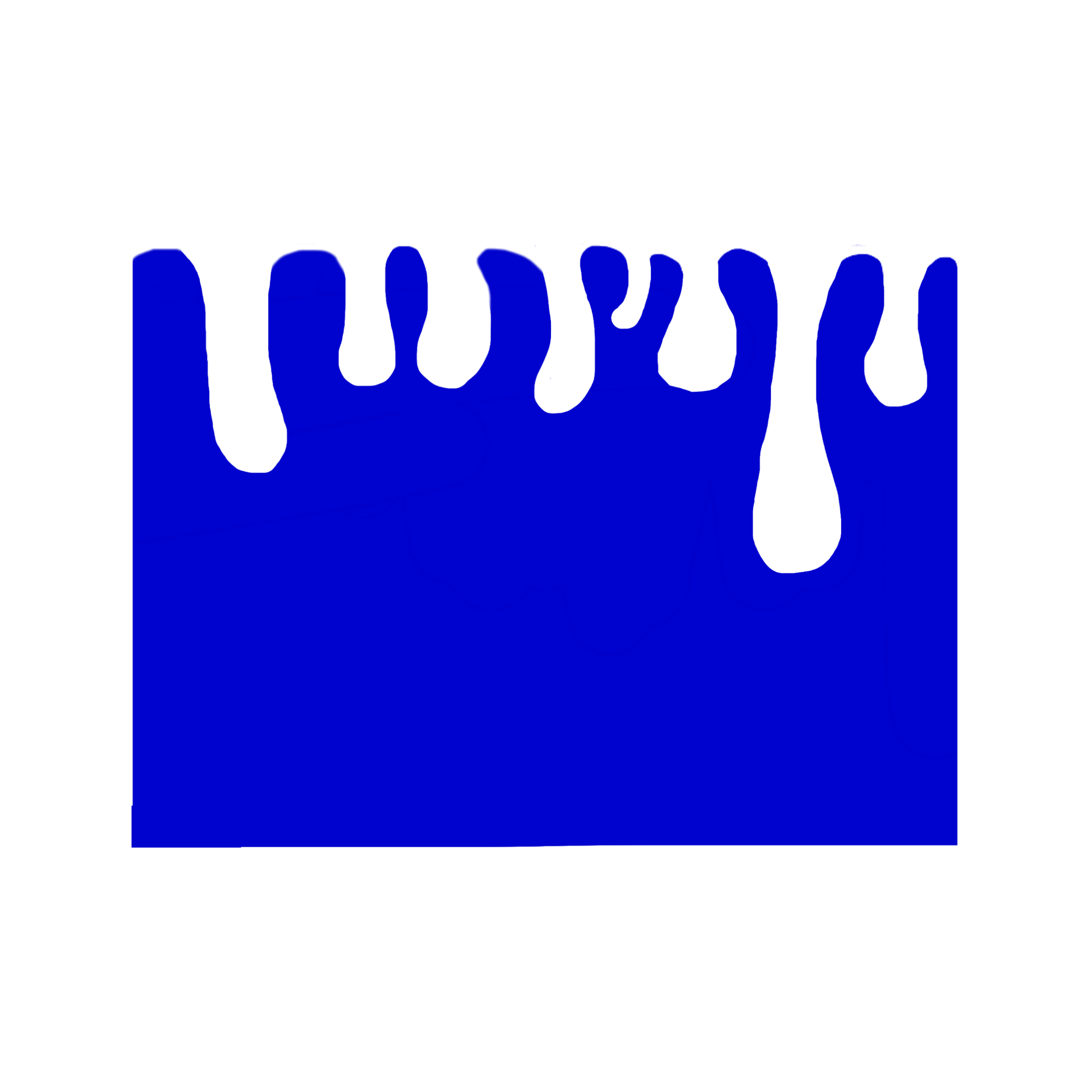 blue drip freetoedit blue drip sticker by awnhealer