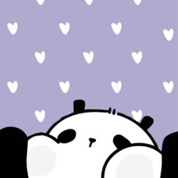 freetoedit cute panda phonewallpaper kawaii