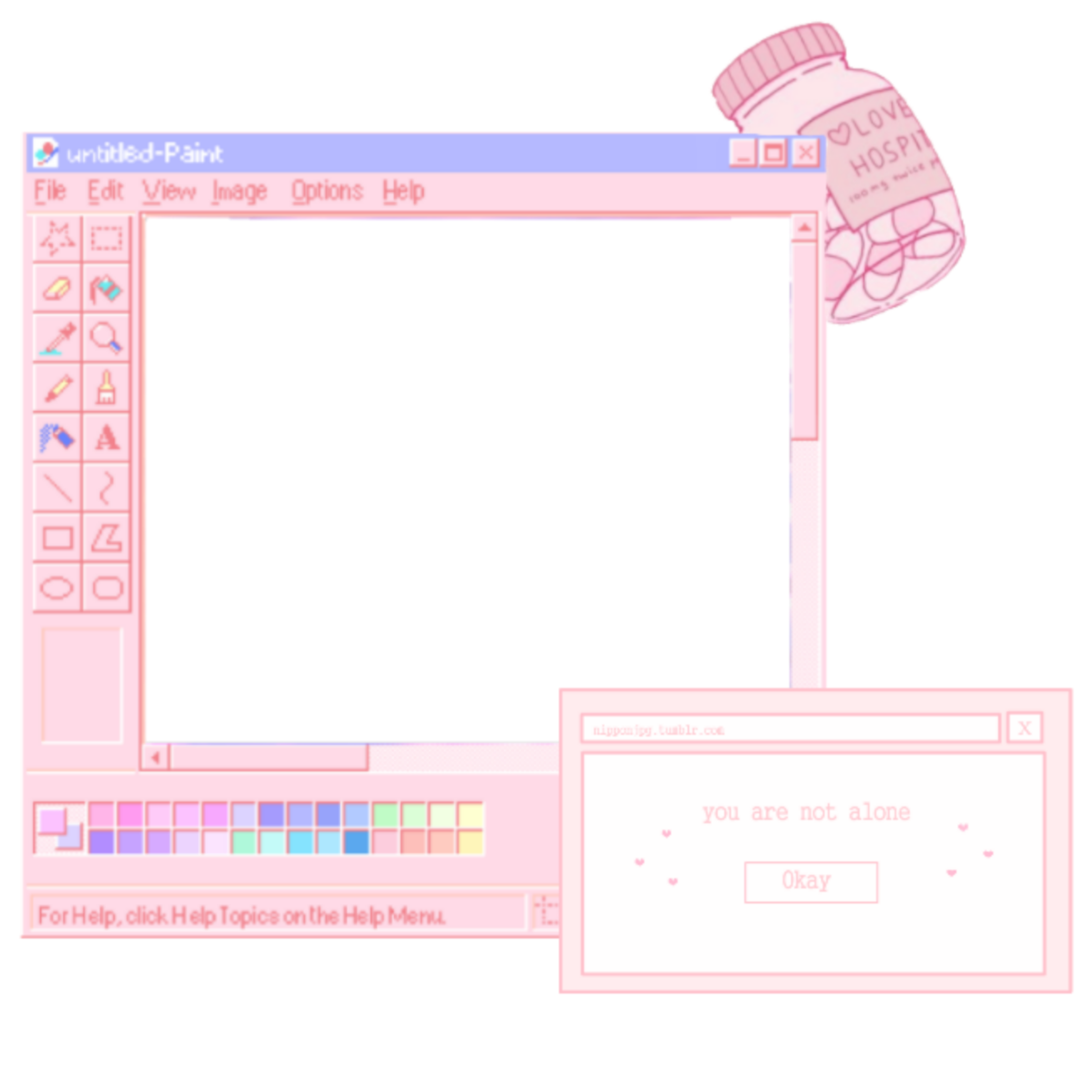 #pink #white #computer #frame #cuadro #overlay #aesthetic #love #pc # ...