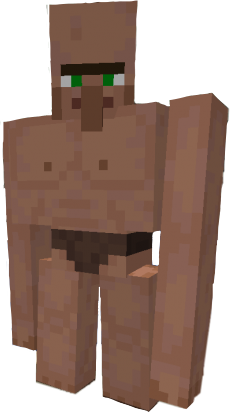 Freetoedit Minecraft Villager Naked Sticker By Mudamochi The Best