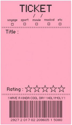 aesthetic pink ticket vintage grunge freetoedit