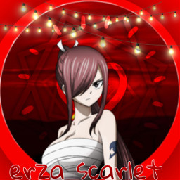 freetoedit erzascarlet fairytail anime red