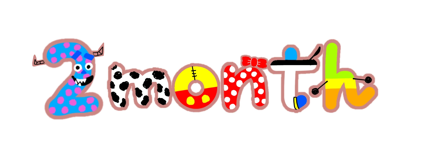 2month 2ヶ月 記念日 Month カップル Couple Sticker By ねこ 2month 2ヶ月 記念日 Month カップル Couple Sticker By ねこ
