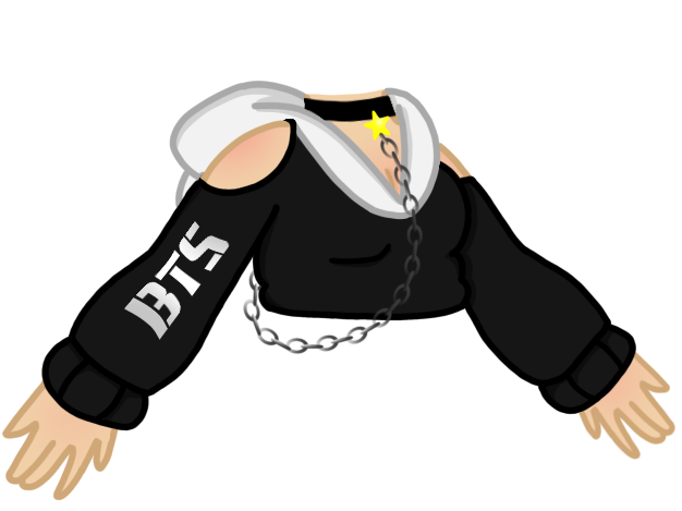 Roupa Gacha Life Png Bts, Transparent Png - kindpng