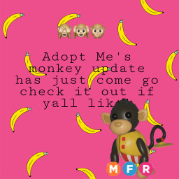 adoptme monkey pet freetoedit