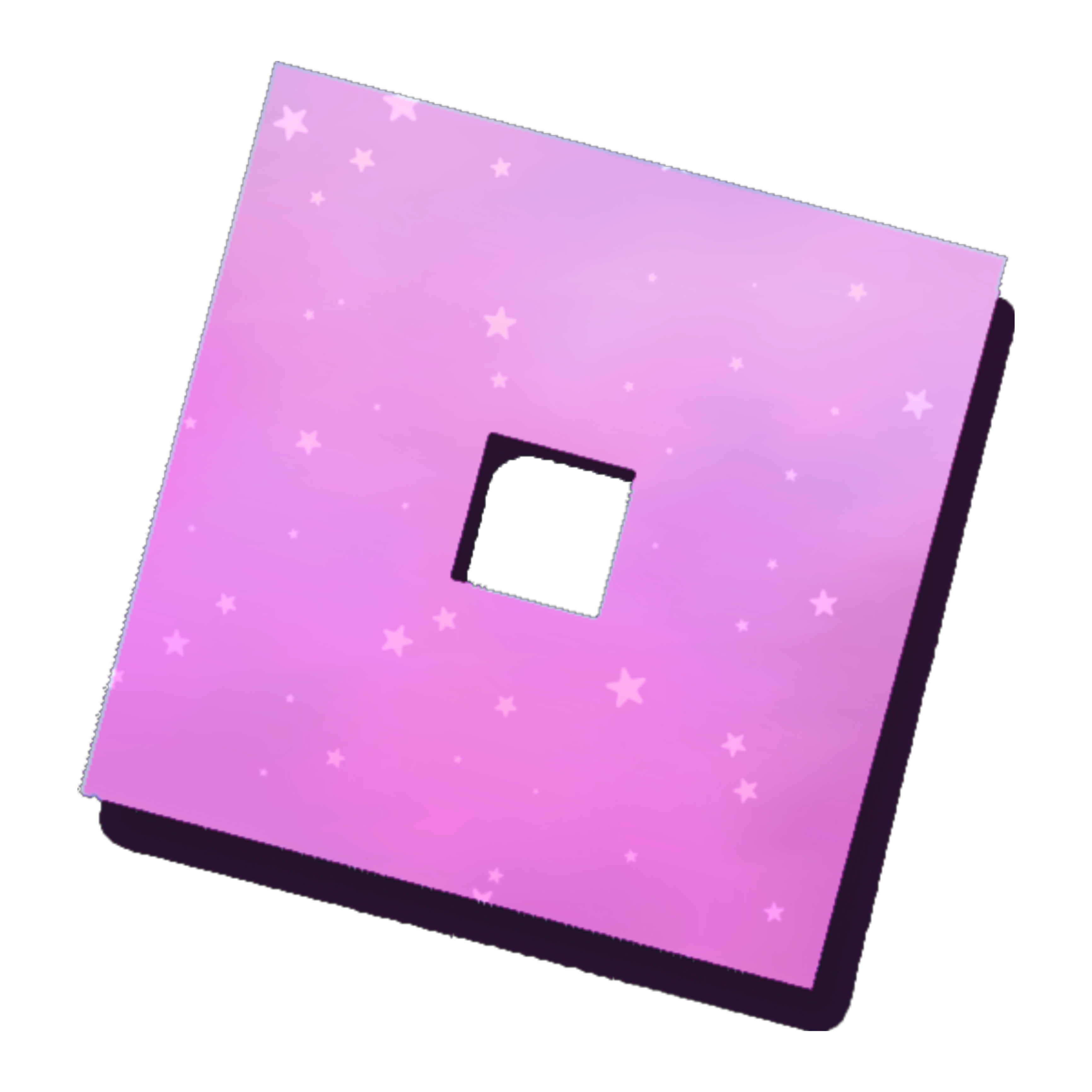 roblox logo in pink