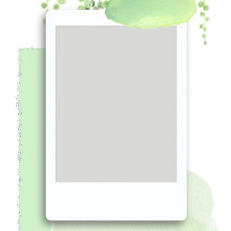 freetoedit background polaroid green pastel