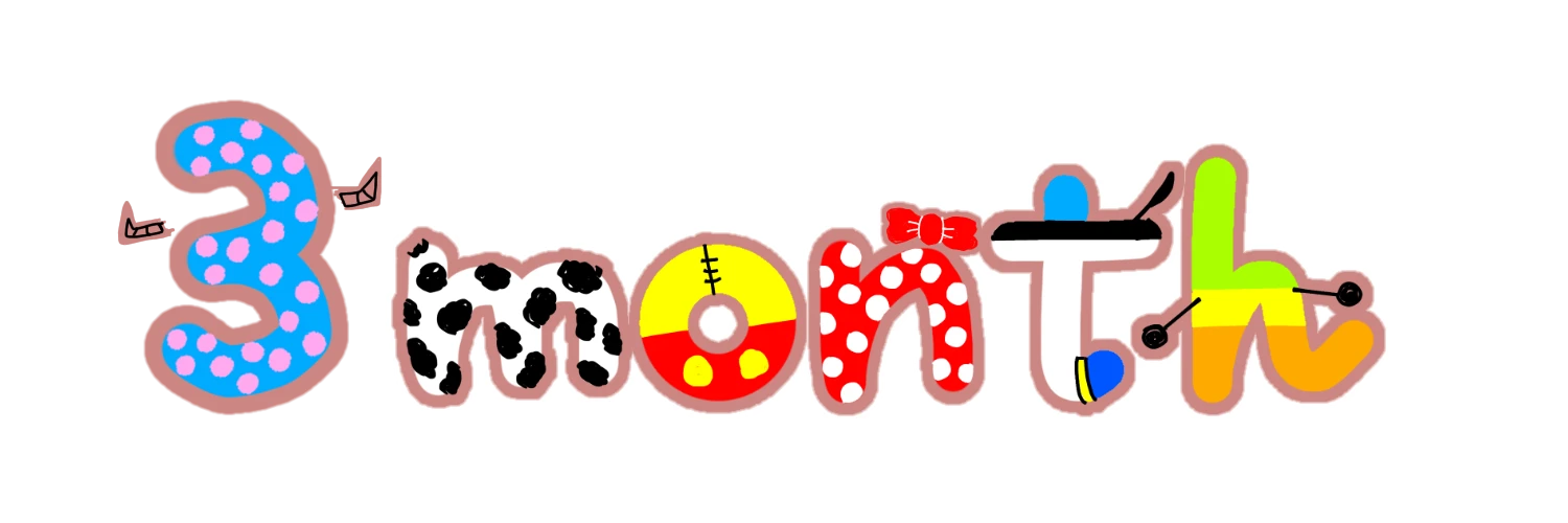 3month 3ヶ月 記念日 カップル Sticker By ねこ 3month 3ヶ月 記念日 カップル Sticker By ねこ