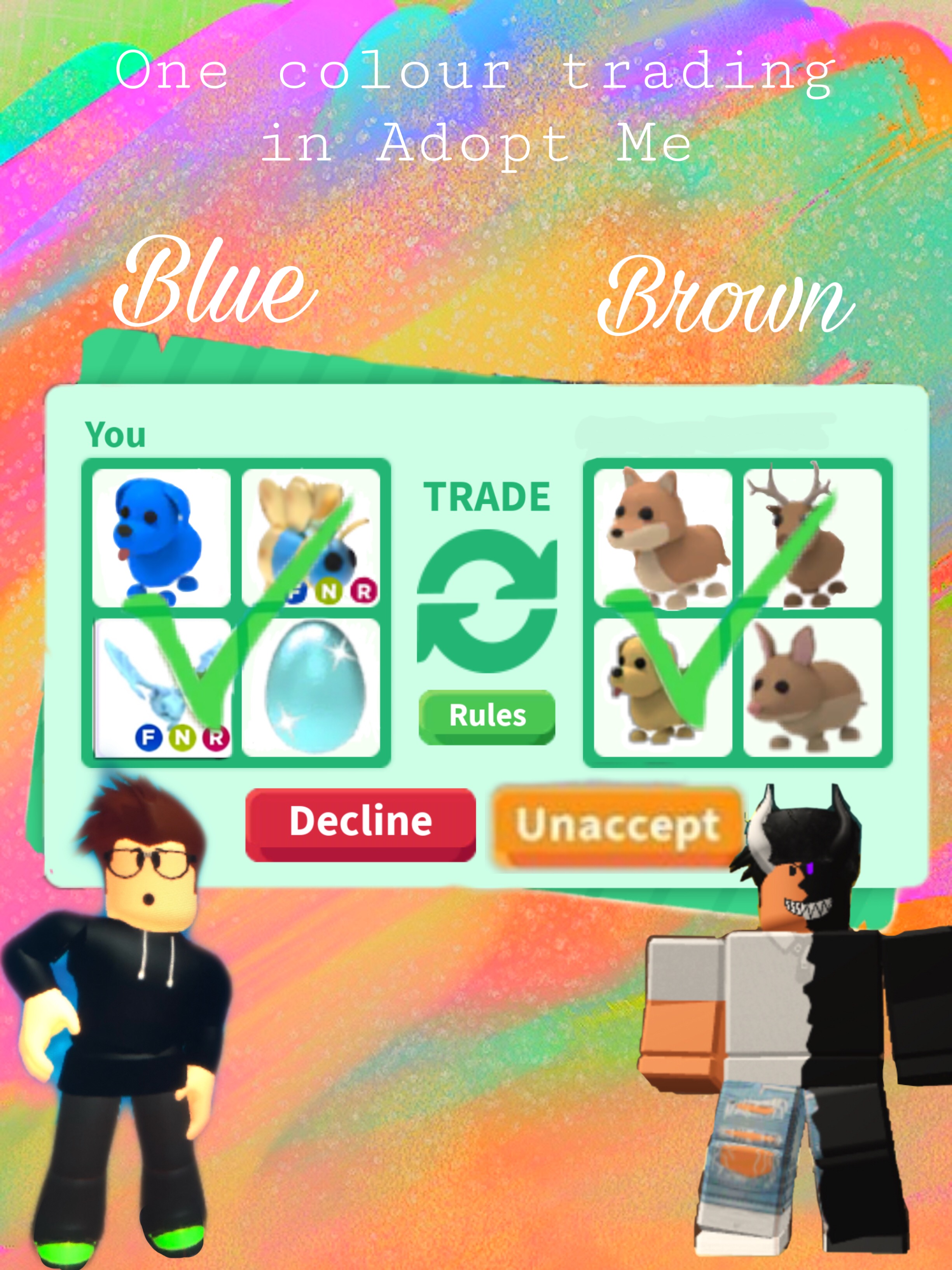 Adoptme Roblox Trading Onecolour Image By Llouisx0