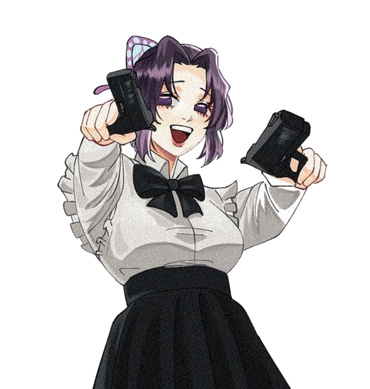 Kimetsunoyaiba Shinobu Sticker By Andy