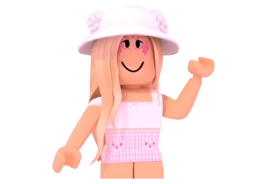 Roblox Pink Preppy Girl Sticker for Sale by MaryAnd1