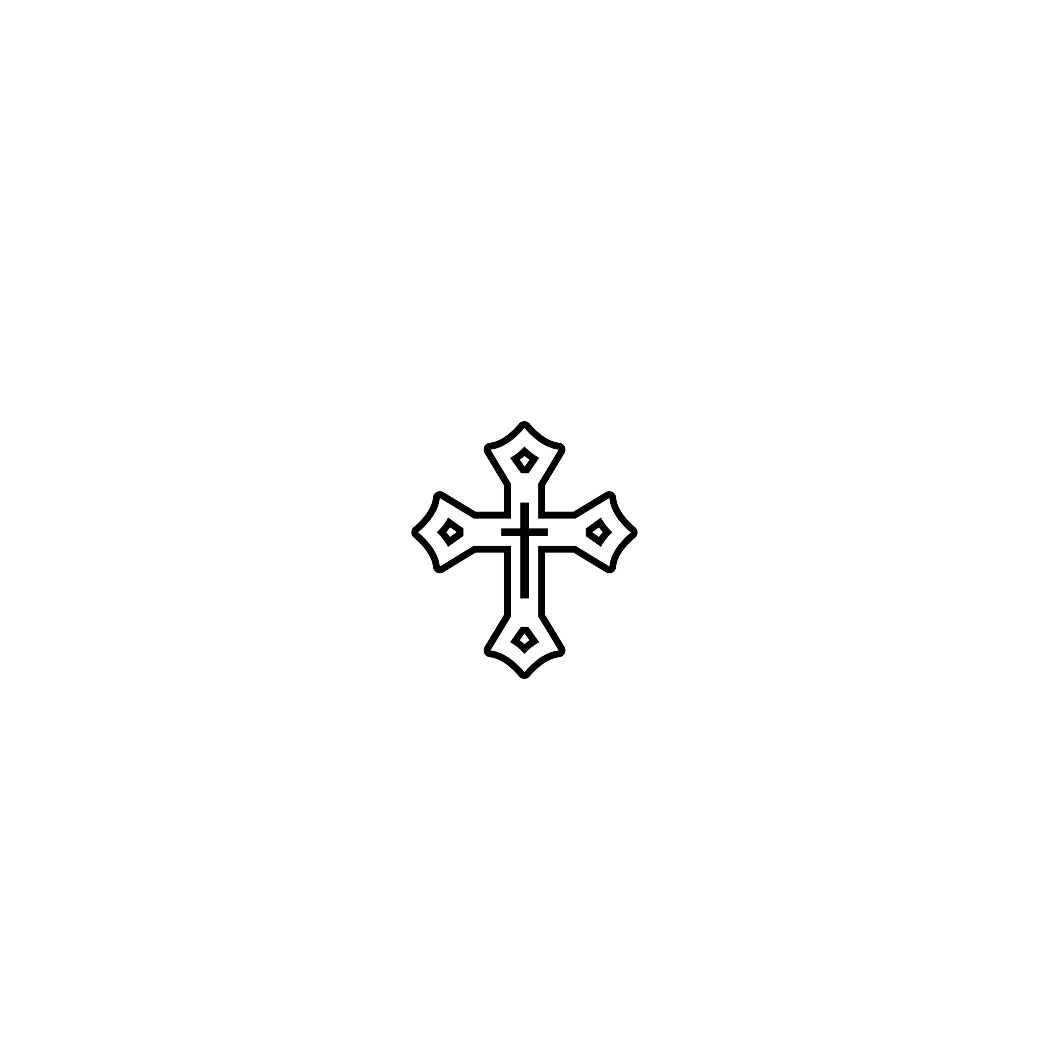 freetoedit-goth-cross-emoji-symbols-sticker-by-mihaelazm