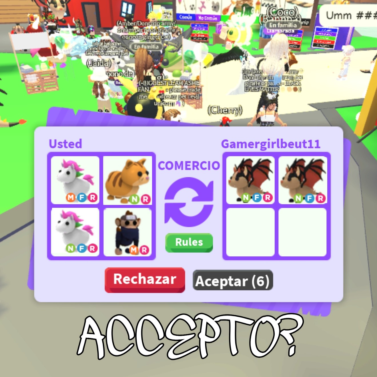 Trade Adoptme Roblox Acepto Image By Vicky Roblox - roblox coco