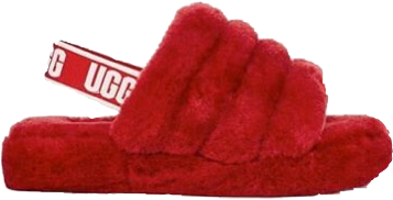 uggs uggslippers slippers red cute freetoedit