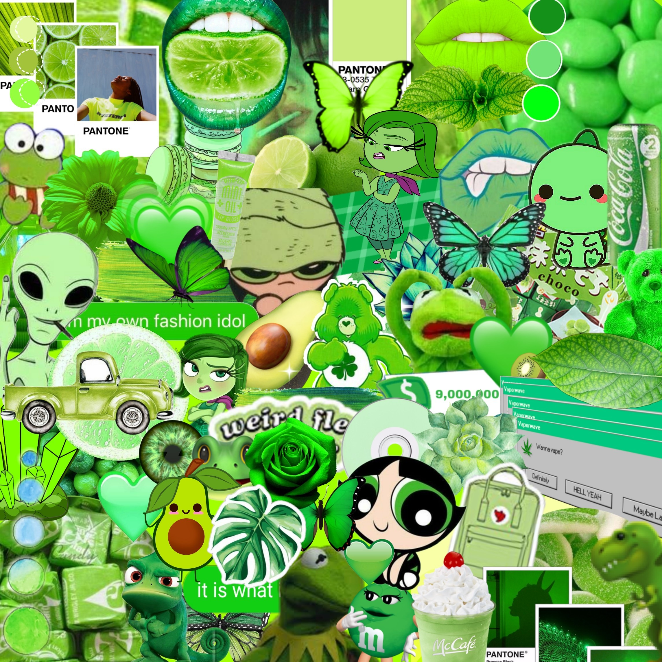 Green Greenaesthetics Background Image By Carol