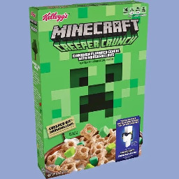 freetoedit minecraft creeper crunch cereal