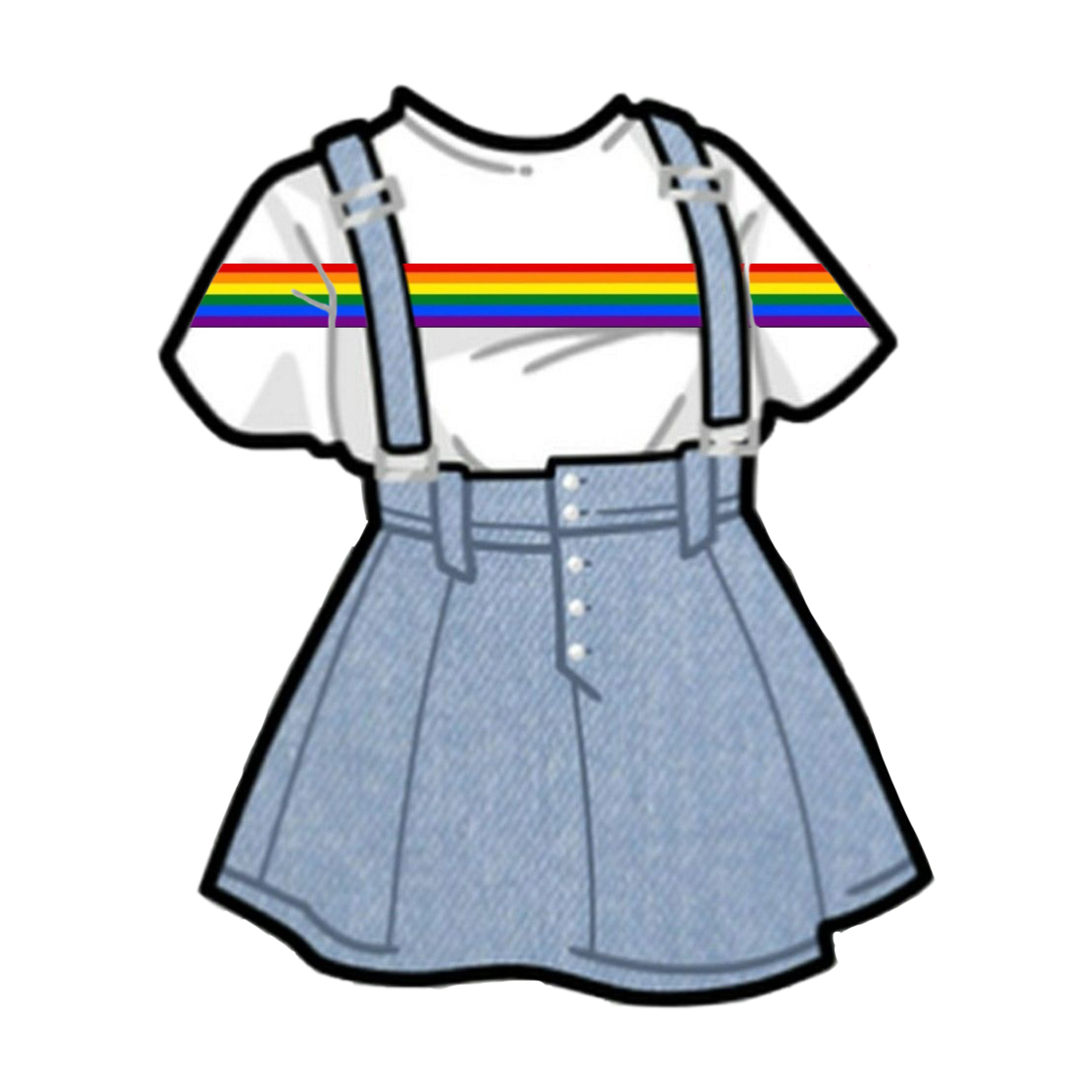 falda skirt gachalife gachalifeedits sticker by @ait-kat