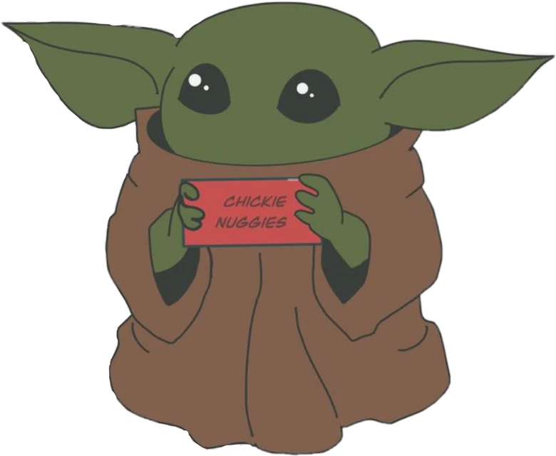 Babyyoda Chickennuggets Chickennuggies Sticker By Louie Babyyoda Chickennuggets Chickennuggies Sticker By Louie
