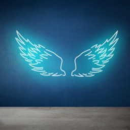 freetoedit background blue wings wall