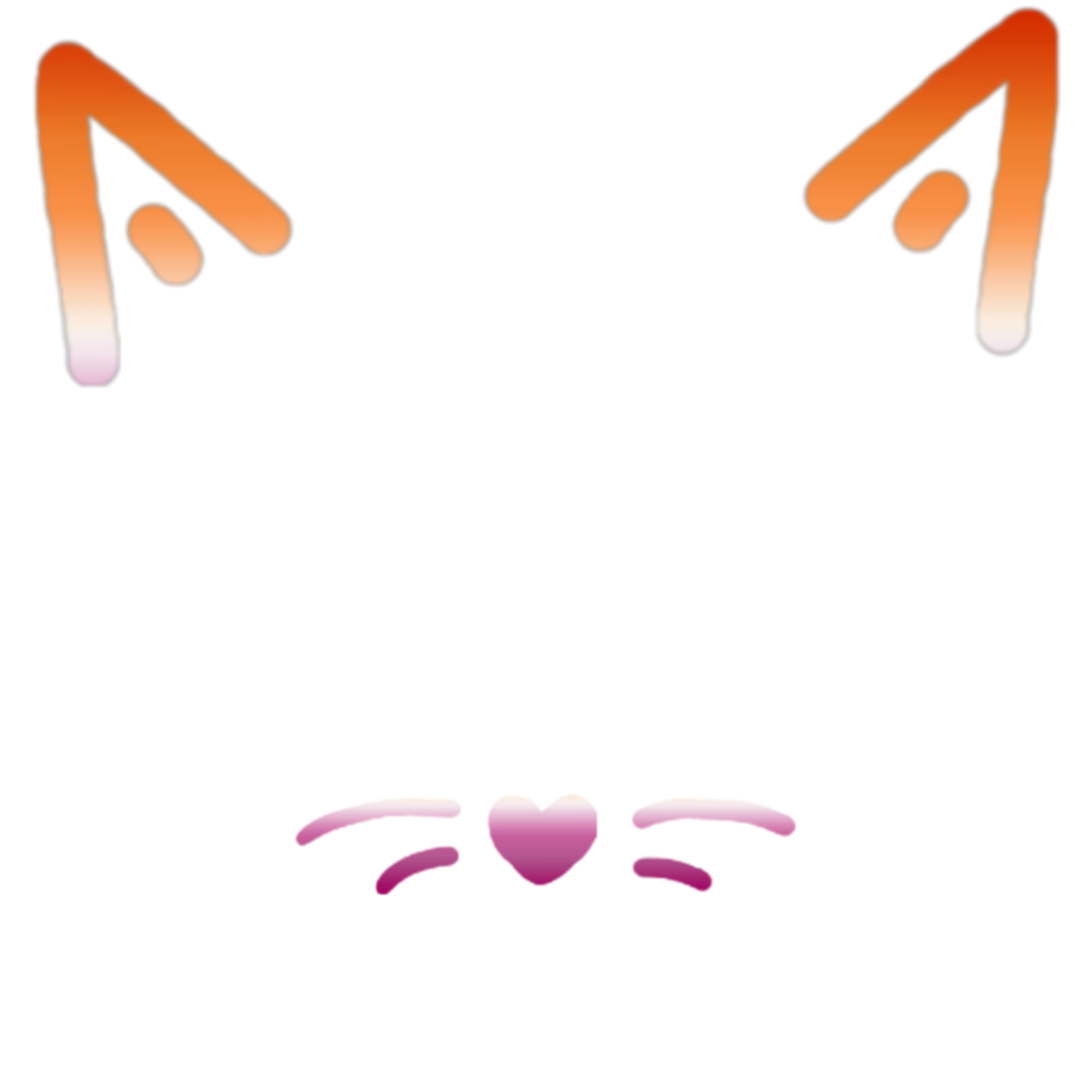 freetoedit cat ears whiskers sticker by bangtansboyfie