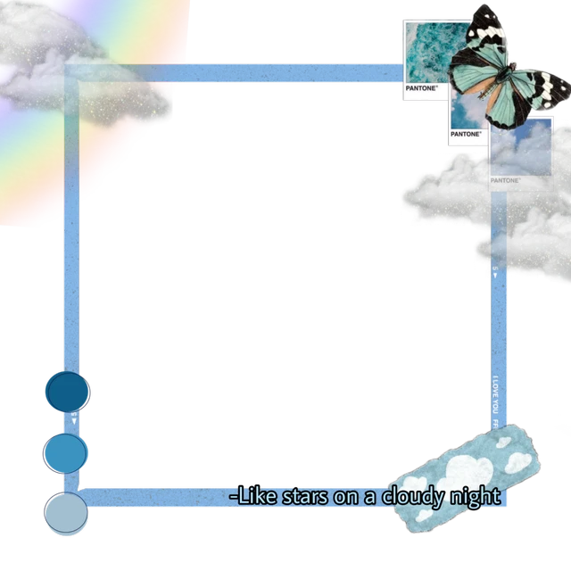 pics Blue Aesthetic Picsart blue aesthetic frame framesticker