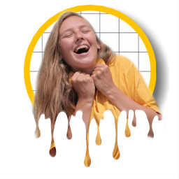 drip yellow girl laugh pexels freetoedit