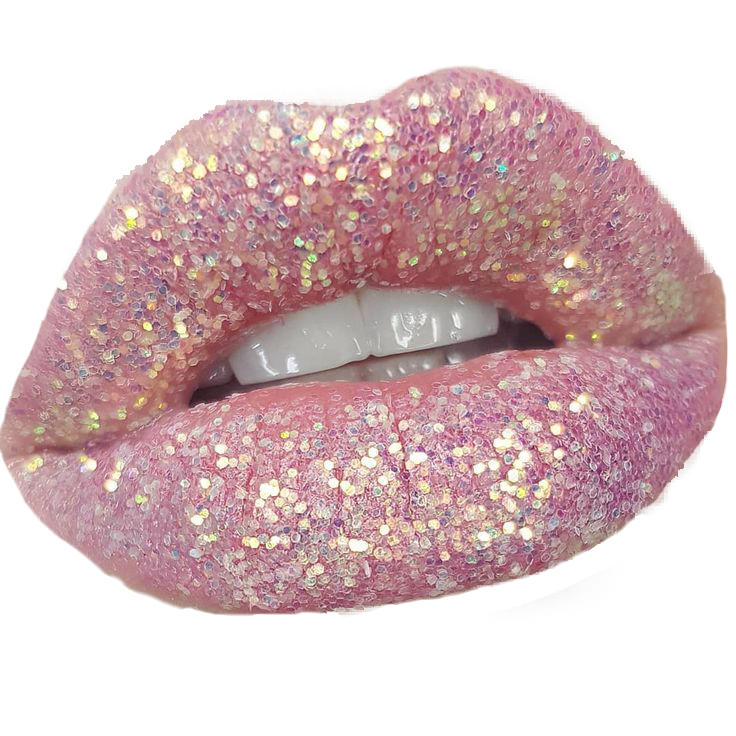 Freetoedit Lips Lipstick Pink Glitter Sticker By Khaebs1