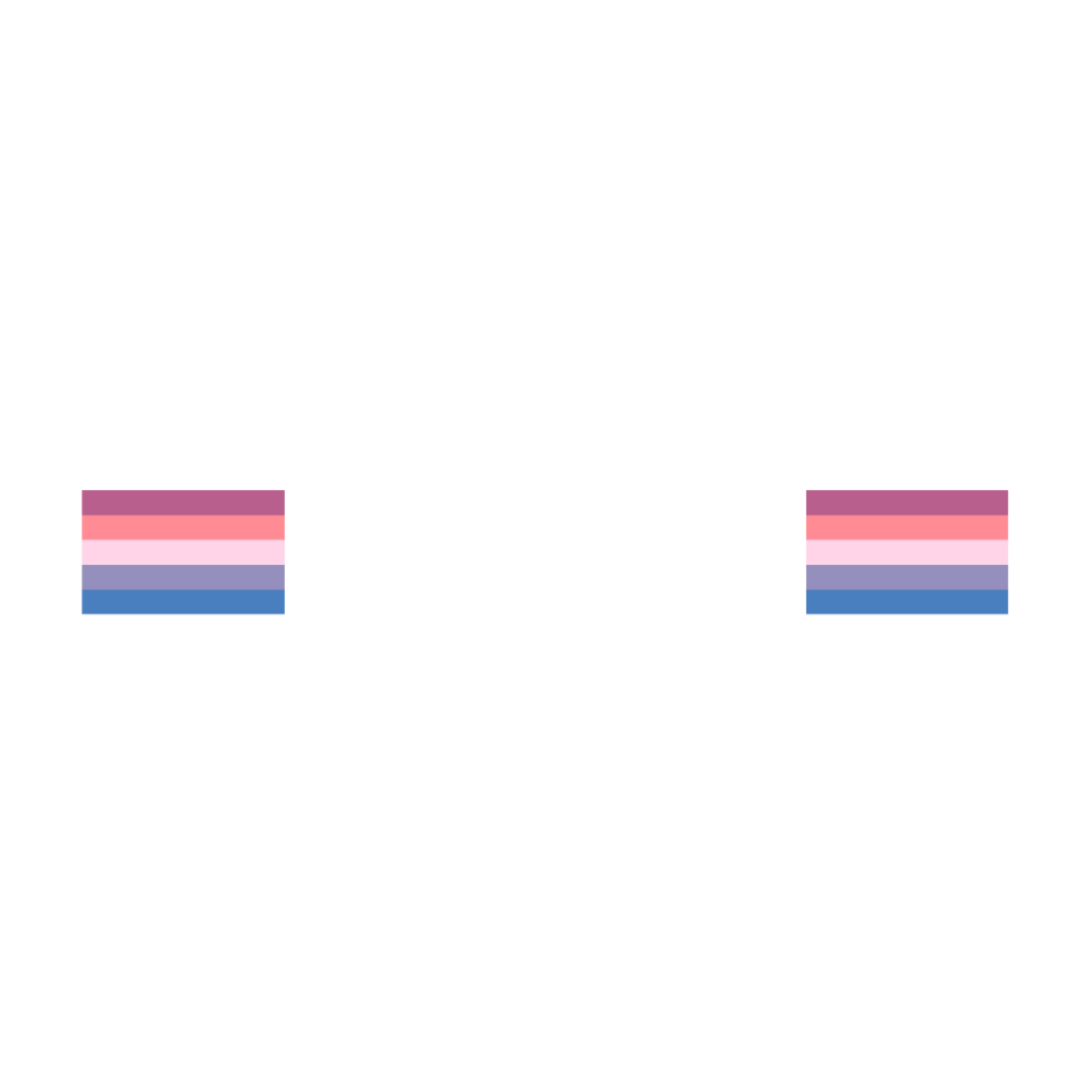 Trans Transgender Bi Bisexual Transbi Sticker By Vaderkinz