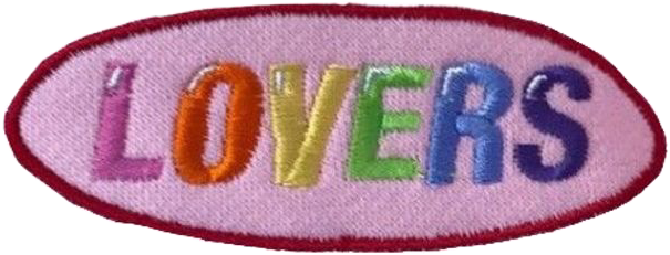 freetoedit rainbow lovers badge cute