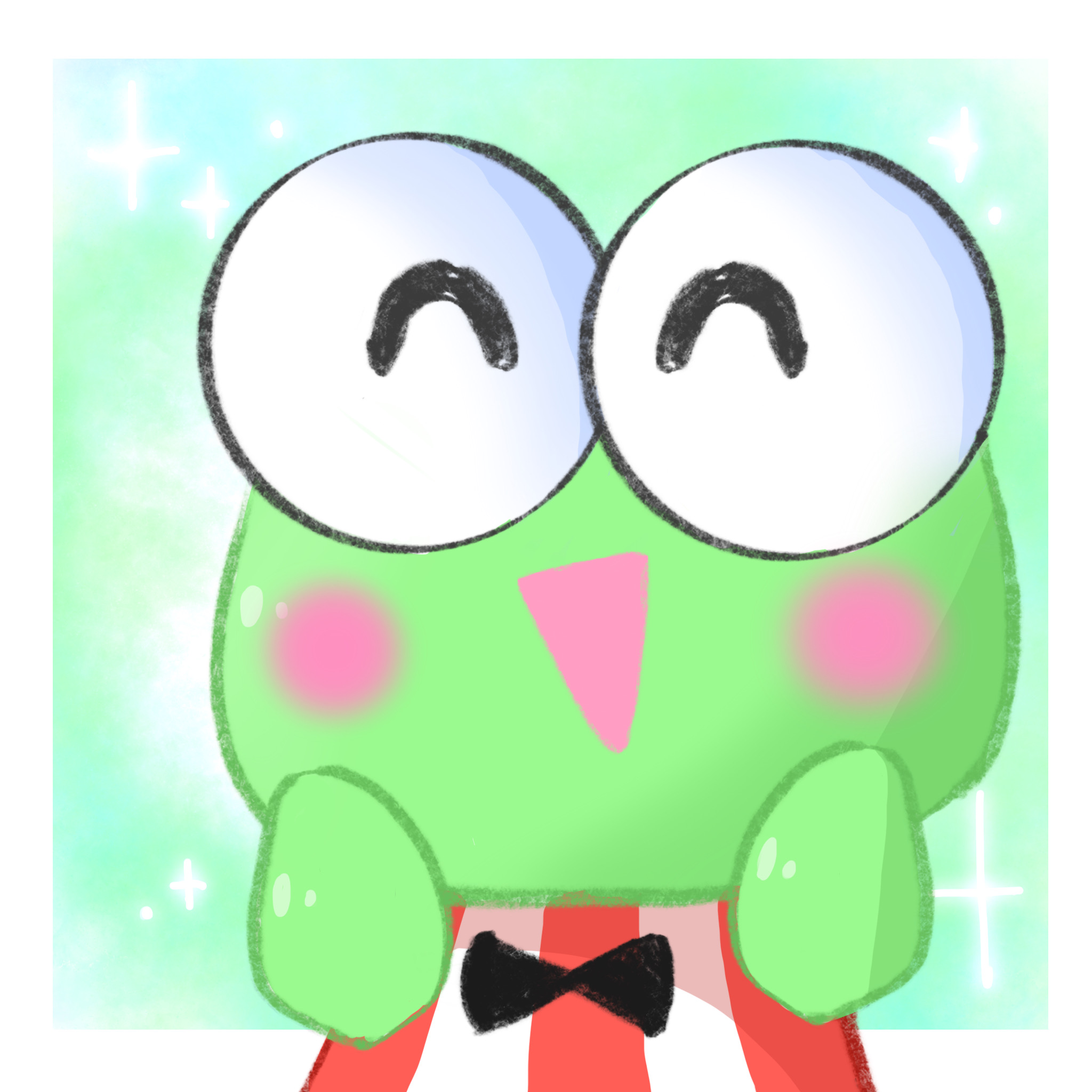 sanrio frog pfp with art｜TikTok Search