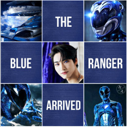 seonghwa blue blueranger powerrangers ateez
