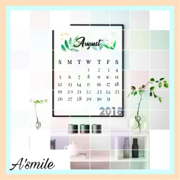 freetoedit @asweetsmile1 2018 august calendar creative nudecolor gridart grideffect srcaugustcalendar augustcalendar