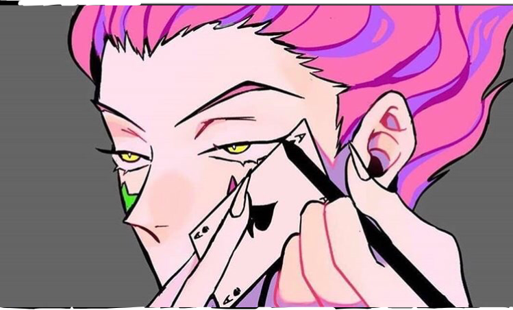 Hisoka Hisokamorow Hxh Hunterxhunter Sticker By Katsukiboo 