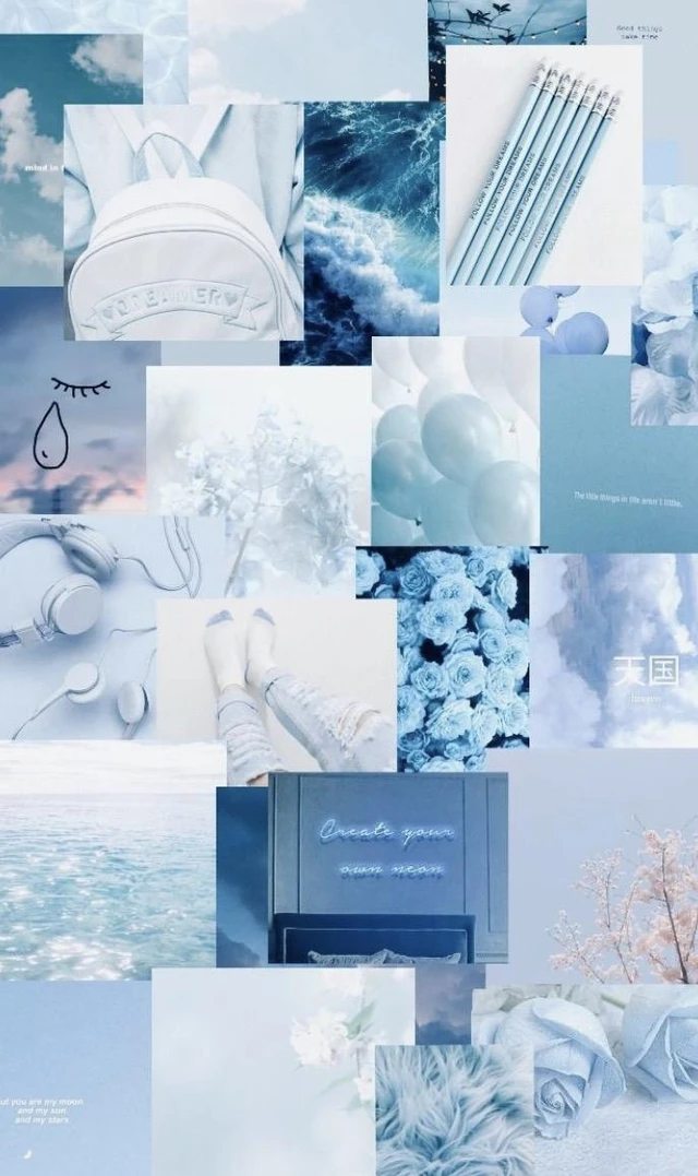 Babyblue Babylightblue Bluecollage Image By ᗷᖇookᗴ Babyblue Babylightblue Bluecollage Image By ᗷᖇookᗴ