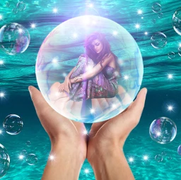 freetoedit underthesea magic fantasy fairy underwater ecintothewater intothewater