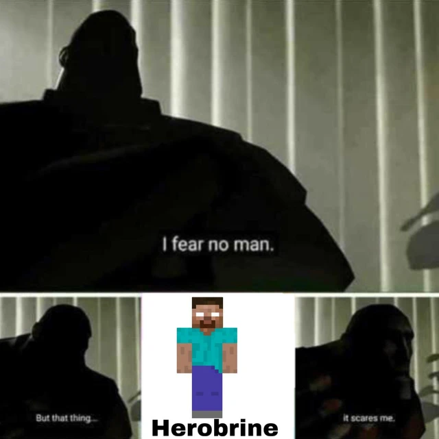 Minecraft Herobrine Meme Funny Mc Image By Hampter Minecraft Herobrine Meme Funny Mc Image By Hampter