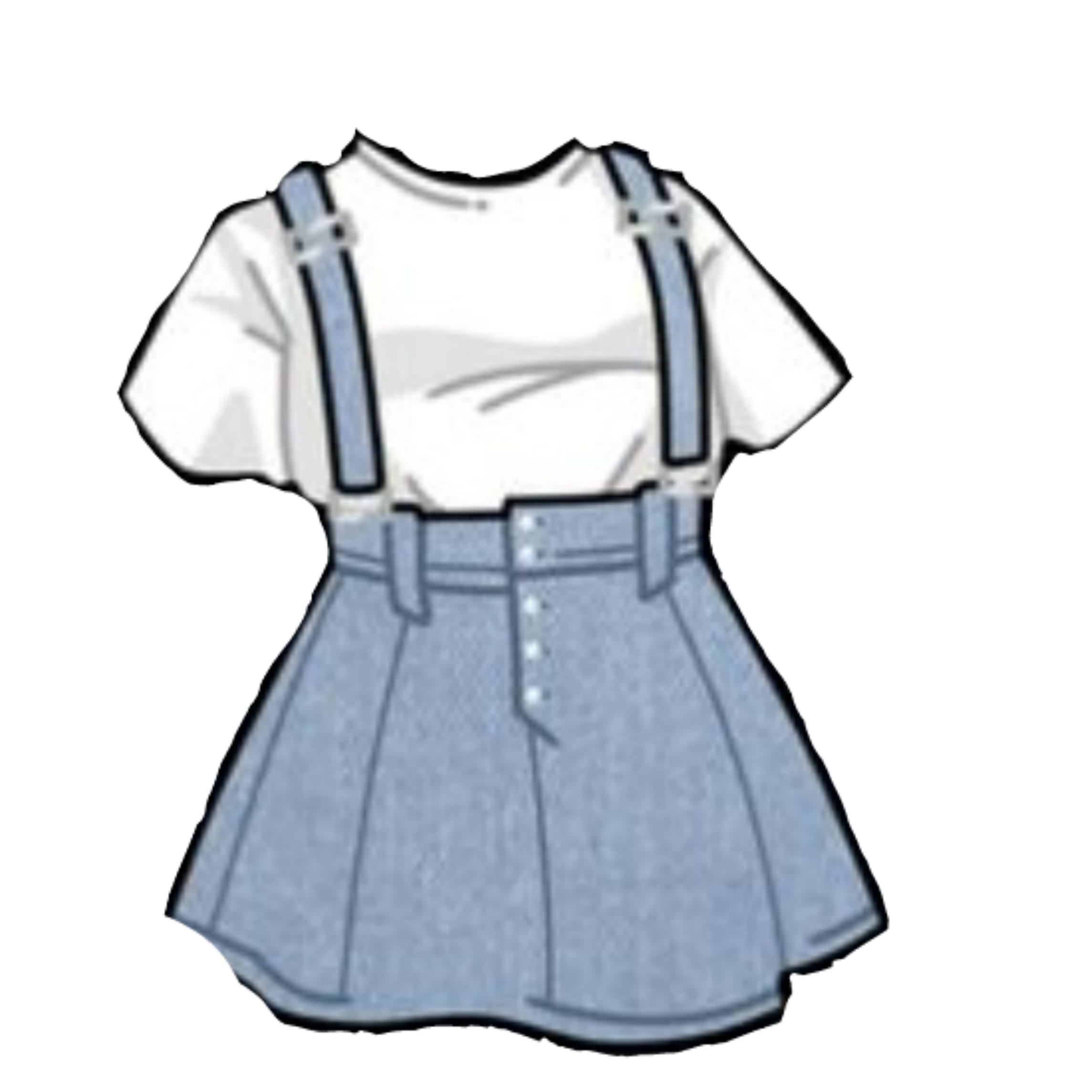 gachalife overalls sticker by @80z_malfunction