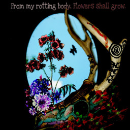 freetoedit az skullflowers rcfloralmirror floralmirror