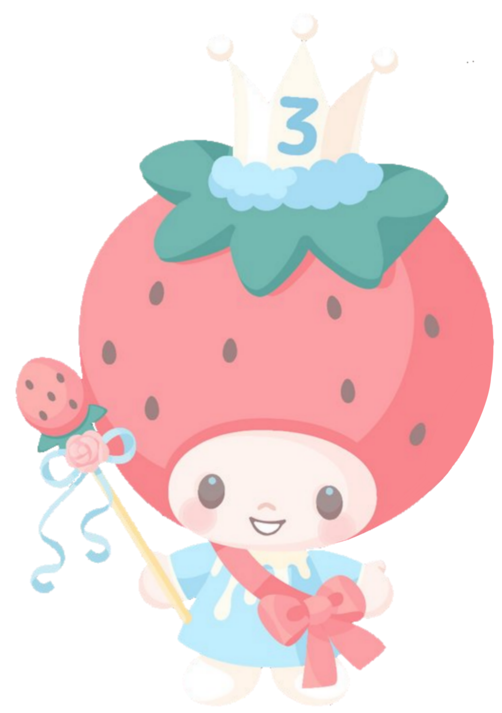 freetoedit strawberry king sticker by love_sanrio