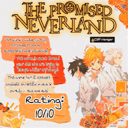 thepromisedneverland viral anime animerecomendation japan weeb anime_ratings recommended animes freetoedit