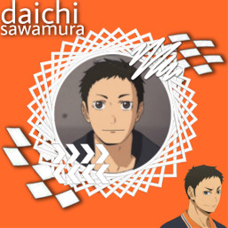 daichi daichisawamura hq haikyuu anime weeb freetoedit