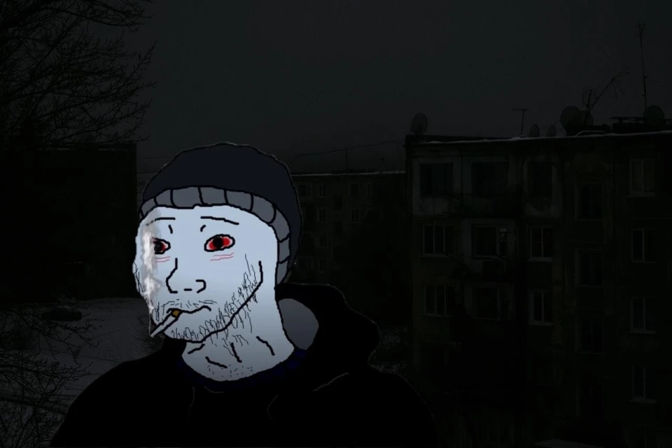 photo Russian Doomer Wallpaper Phone remixit doomer wojak depression image